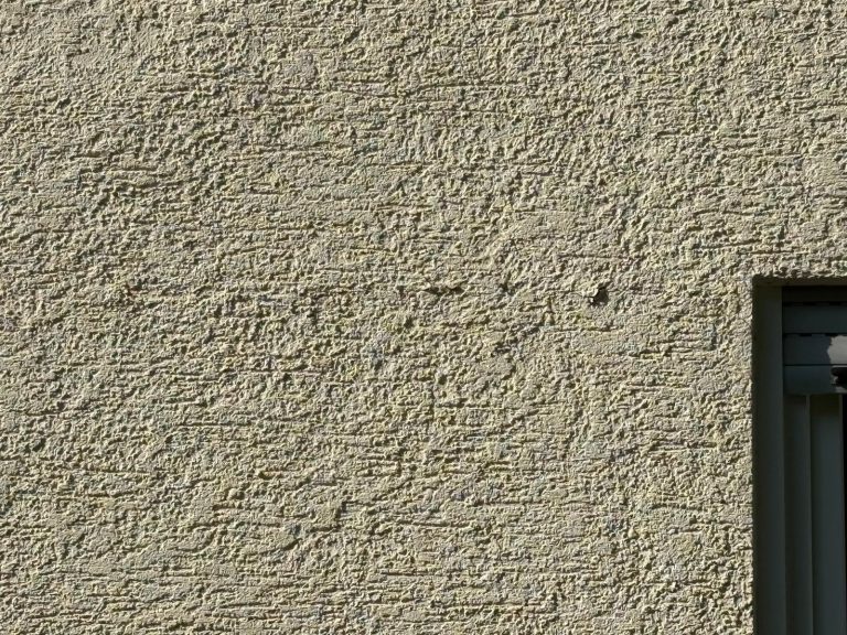 Strukturputz an einer Fassade